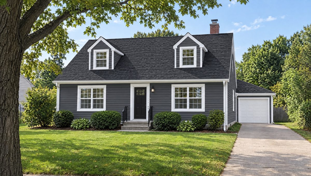 Same home after siding repair